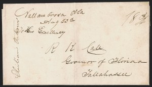 Sale 1291, Lot 100, Florida Postal History: Territorial Period, cont. (S-Y, Balance)
