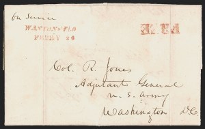 Sale 1291, Lot 102, Florida Postal History: Territorial Period, cont. (S-Y, Balance)