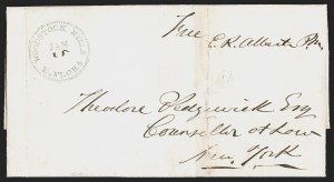 Sale 1291, Lot 105, Florida Postal History: Territorial Period, cont. (S-Y, Balance)