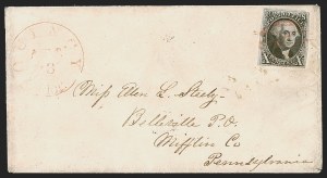 Sale 1291, Lot 157, 1847 Issue from Florida