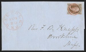 Sale 1291, Lot 163, 1847 Issue