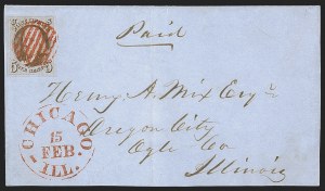 Sale 1291, Lot 165, 1847 Issue