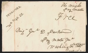 Sale 1291, Lot 27, Florida Postal History: American Military Govt. Period