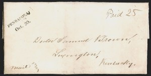 Sale 1291, Lot 29, Florida Postal History: American Military Govt. Period