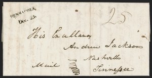 Sale 1291, Lot 30, Florida Postal History: American Military Govt. Period