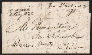 Sale 1291, Lot 31, Florida Postal History: American Military Govt. Period