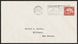Sale 1291, Lot 310, First Day Covers: Back-of-Book