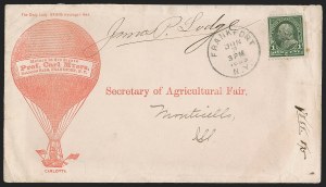 Sale 1291, Lot 323, Air Post and Flight Covers