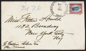 Sale 1291, Lot 326, Air Post and Flight Covers