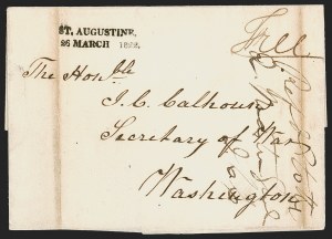 Sale 1291, Lot 33, Florida Postal History: American Military Govt. Period