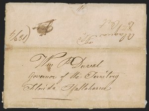 Sale 1291, Lot 34, Florida Postal History: Territorial Period (A-Q)