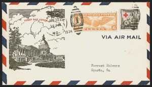 Sale 1291, Lot 340, Air Post and Flight Covers