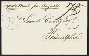 Sale 1291, Lot 39, Florida Postal History: Territorial Period (A-Q)