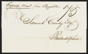 Sale 1291, Lot 40, Florida Postal History: Territorial Period (A-Q)