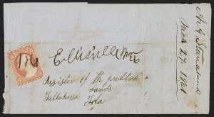 Sale 1291, Lot 428, Florida in the Civil War: Independent & C.S.A. Uses