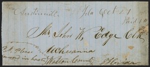 Sale 1291, Lot 439, Florida in the Civil War: Towns and Handstamped Paid