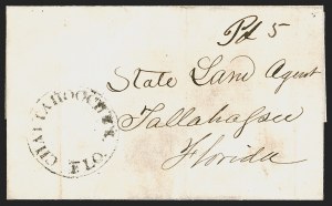 Sale 1291, Lot 445, Florida in the Civil War: Towns and Handstamped Paid