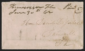 Sale 1291, Lot 454, Florida in the Civil War: Towns and Handstamped Paid