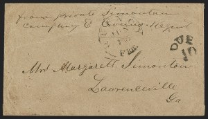 Sale 1291, Lot 468, Florida in the Civil War: Towns and Handstamped Paid