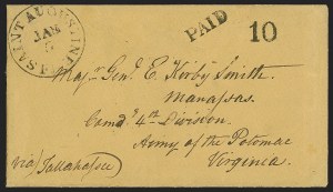 Sale 1291, Lot 470, Florida in the Civil War: Towns and Handstamped Paid