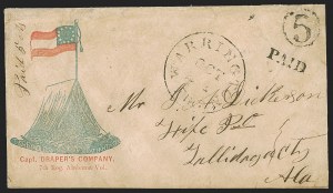 Sale 1291, Lot 477, Florida in the Civil War: Towns and Handstamped Paid