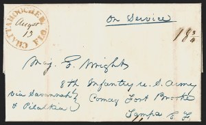 Sale 1291, Lot 48, Florida Postal History: Territorial Period (A-Q)