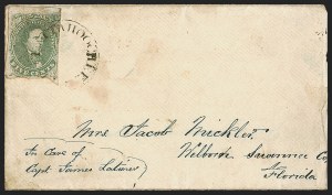Sale 1291, Lot 490, Florida in the Civil War: Confederate General Issues (1-5)