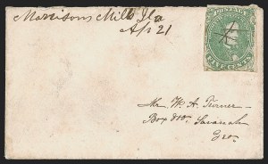 Sale 1291, Lot 493, Florida in the Civil War: Confederate General Issues (1-5)