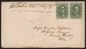 Sale 1291, Lot 495, Florida in the Civil War: Confederate General Issues (1-5)