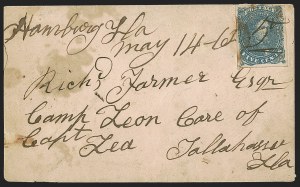 Sale 1291, Lot 504, Florida in the Civil War: Confederate General Issues (1-5)