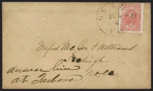 Sale 1291, Lot 505, Florida in the Civil War: Confederate General Issues (1-5)