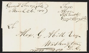 Sale 1291, Lot 51, Florida Postal History: Territorial Period (A-Q)