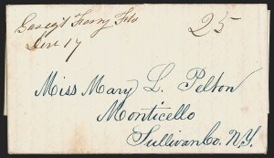 Sale 1291, Lot 52, Florida Postal History: Territorial Period (A-Q)