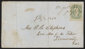 Sale 1291, Lot 532, Florida in the Civil War: Confederate General Issues, cont. (6-13)