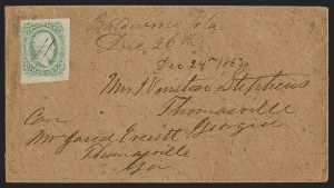 Sale 1291, Lot 533, Florida in the Civil War: Confederate General Issues, cont. (6-13)