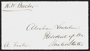 Sale 1291, Lot 563, Civil War Military Mails: Union Military and Govt. Figures