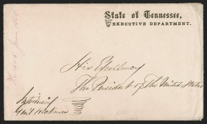 Sale 1291, Lot 571, Civil War Military Mails: Union Military and Govt. Figures