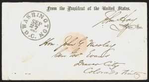 Sale 1291, Lot 572, Civil War Military Mails: Union Military and Govt. Figures