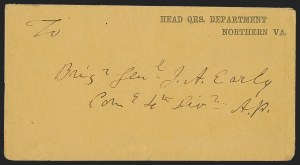 Sale 1291, Lot 595, Civil War Military Mails: Confederate Military and Govt. Figures