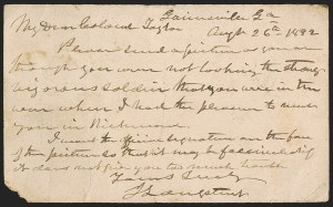 Sale 1291, Lot 598, Civil War Military Mails: Confederate Military and Govt. Figures