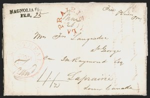 Sale 1291, Lot 60, Florida Postal History: Territorial Period (A-Q)