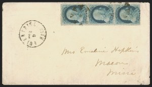 Sale 1291, Lot 606, Independent & Confederate State Uses of U.S. Stamps