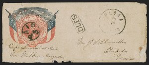 Sale 1291, Lot 625, Handstampled Paid and Due Markings