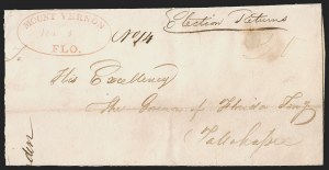 Sale 1291, Lot 63, Florida Postal History: Territorial Period (A-Q)
