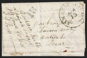 Sale 1291, Lot 630, Handstampled Paid and Due Markings