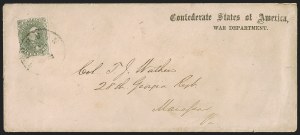 Sale 1291, Lot 638, Confederate General Issues (1-5)