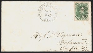 Sale 1291, Lot 639, Confederate General Issues (1-5)