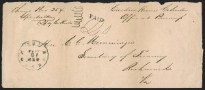 Sale 1291, Lot 696, Semi-Official amd Express, Trans-Mississippi Express