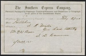 Sale 1291, Lot 698, Semi-Official amd Express, Trans-Mississippi Express