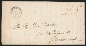 Sale 1291, Lot 70, Florida Postal History: Territorial Period (A-Q)